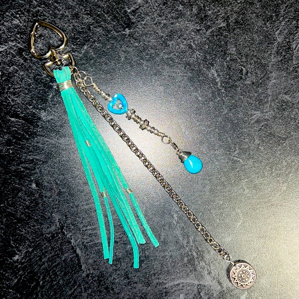 Beaded Purse Charm